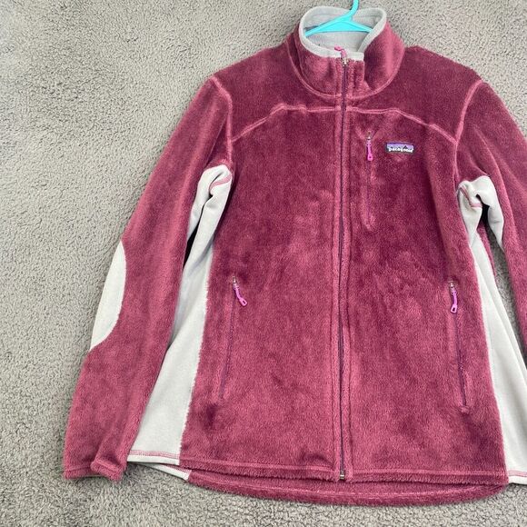 Patagonia Women’s XL Regulator R2 Full Zip Fleece Jacket Purple Fuzzy - Picture 2 of 10